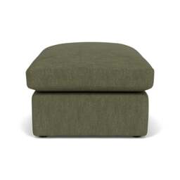 Foot Stool - Fern - Luxury Italian Linen - Clarke Small - The Cotswold Company - thumbnail 3