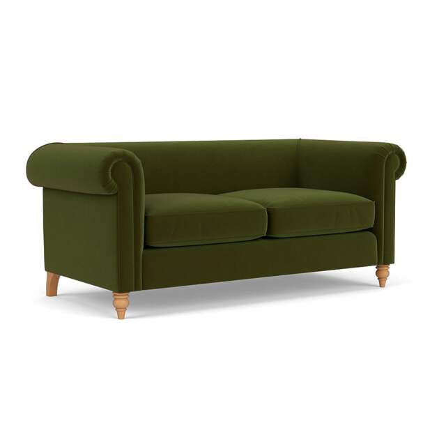 3 Seater Sofa - Forest Green - Matt Velvet - Rayner - The Cotswold Company - image 1