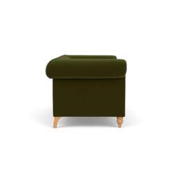 3 Seater Sofa - Forest Green - Matt Velvet - Rayner - The Cotswold Company - thumbnail 3