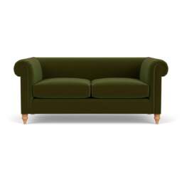 3 Seater Sofa - Forest Green - Matt Velvet - Rayner - The Cotswold Company - thumbnail 2