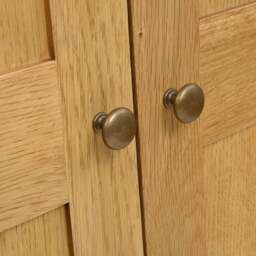 Winchcombe Oiled Oak Double Wardrobe - The Cotswold Company - thumbnail 7