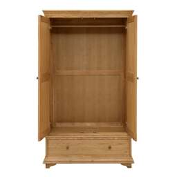Winchcombe Oiled Oak Double Wardrobe - The Cotswold Company - thumbnail 4