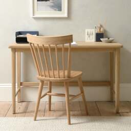 Berkeley Nordic Oak Console Desk - The Cotswold Company - thumbnail 3