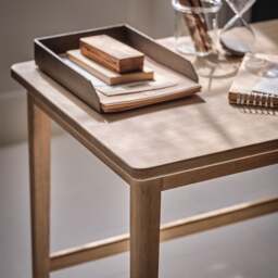 Berkeley Nordic Oak Console Desk - The Cotswold Company - thumbnail 2