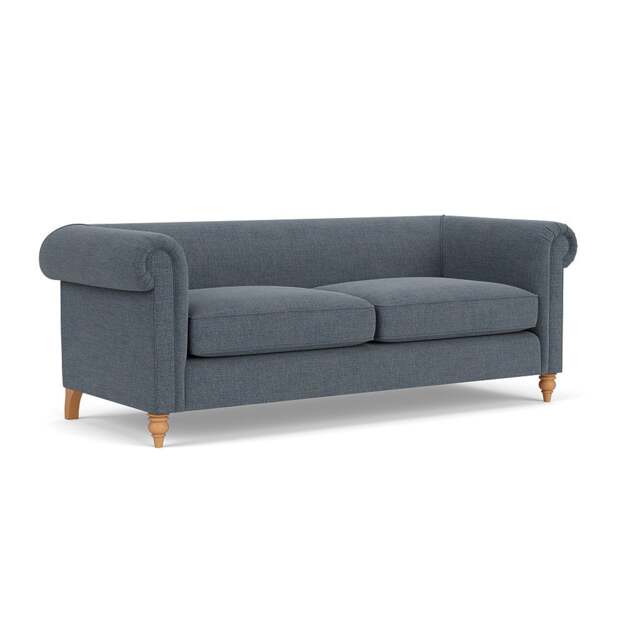 4 Seater Sofa - Indigo - Rustic Weave - Rayner - The Cotswold Company - image 1