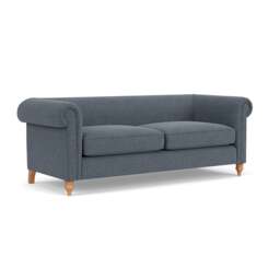 4 Seater Sofa - Indigo - Rustic Weave - Rayner - The Cotswold Company - thumbnail 1