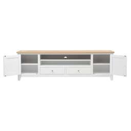 XXL TV Stand up to 90 - Chester Pure White - The Cotswold Company - thumbnail 4