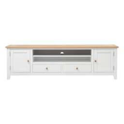 XXL TV Stand up to 90 - Chester Pure White - The Cotswold Company - thumbnail 5