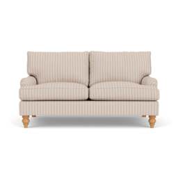 Large 2 Seater Sofa - Flax - Kingham Stripe - Morris - The Cotswold Company - thumbnail 2