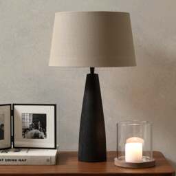 Foxley Black Table Lamp - Home Accessories - The Cotswold Company - thumbnail 3