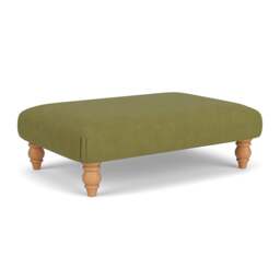 Foot Stool - Apple - House Linen Mix - Clara - The Cotswold Company - thumbnail 1