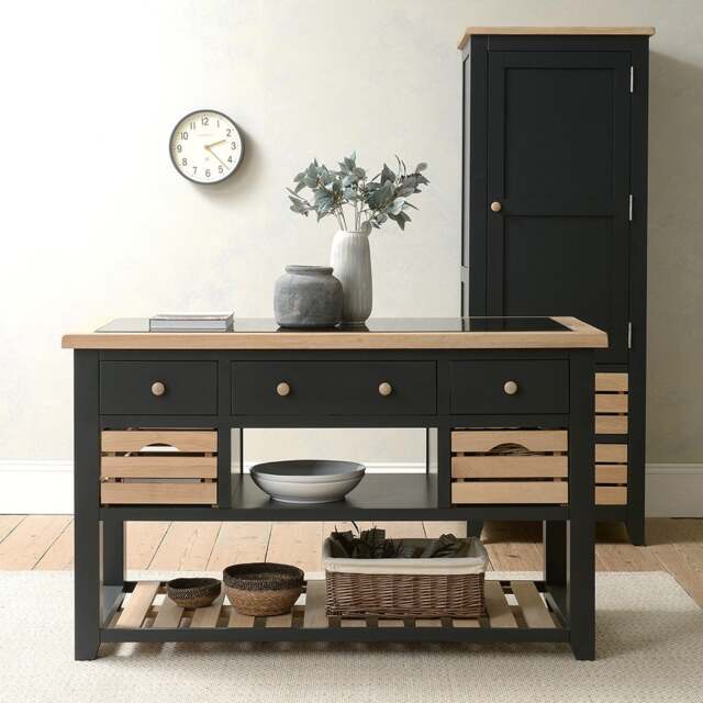 Kitchen Island - Chester Charcoal - The Cotswold Company - image 1