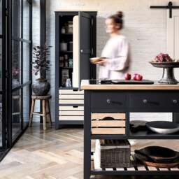 Kitchen Island - Chester Charcoal - The Cotswold Company - thumbnail 3