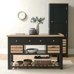 Kitchen Island - Chester Charcoal - The Cotswold Company