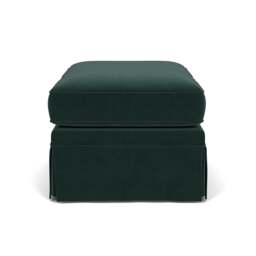 Foot Stool - Lake - Matt Velvet - Dawson Small - The Cotswold Company - thumbnail 3