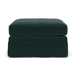Foot Stool - Lake - Matt Velvet - Dawson Small - The Cotswold Company - thumbnail 2