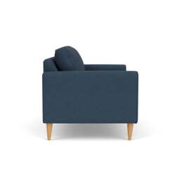 2 Seater Sofa - Indigo - House Linen Mix - Saxon - The Cotswold Company - thumbnail 3