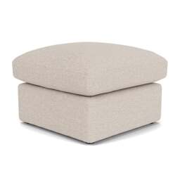 Foot Stool - Natural - House Weave - Clarke Small - The Cotswold Company