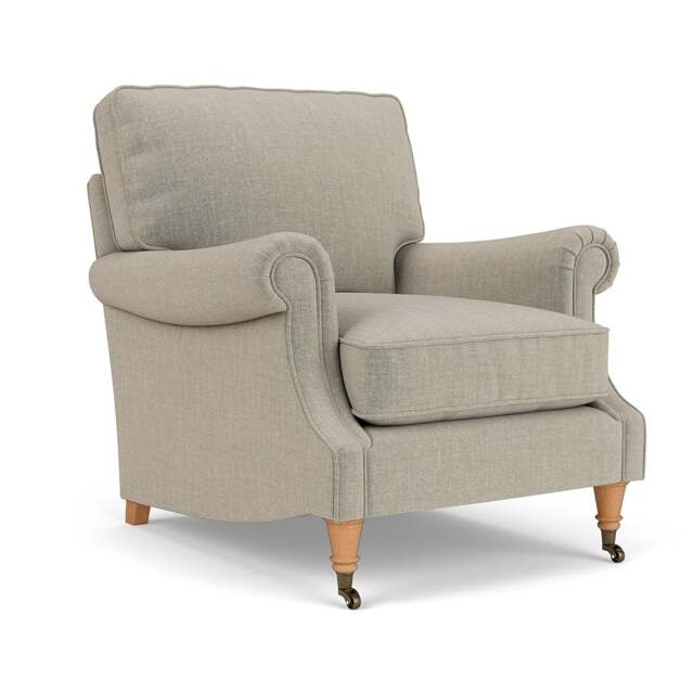 Armchair - Natural - Eco Chenille - Taylor High Back - The Cotswold Company - image 1