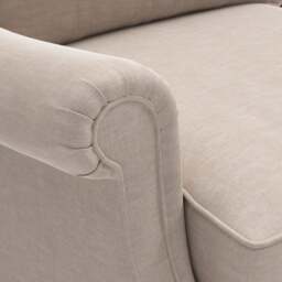Armchair - Natural - Eco Chenille - Taylor High Back - The Cotswold Company - thumbnail 4