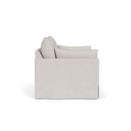 Large 2 Seater Sofa - Soft White - Luxury Italian Linen - Ashton - The Cotswold Company - thumbnail 3