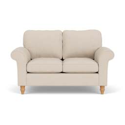2 Seater Sofa - Lily White - House Linen Mix - Hurley - The Cotswold Company - thumbnail 2