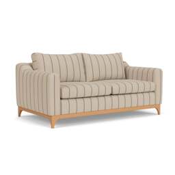 3 Seater Sofa - Charcoal - Compton Stripe - Watson - The Cotswold Company