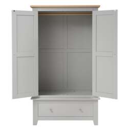 Double Wardrobe - Chester Dove Grey - The Cotswold Company - thumbnail 7