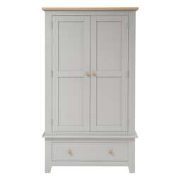 Double Wardrobe - Chester Dove Grey - The Cotswold Company - thumbnail 6