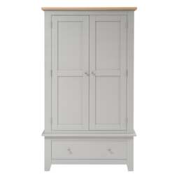 Double Wardrobe - Chester Dove Grey - The Cotswold Company - thumbnail 5