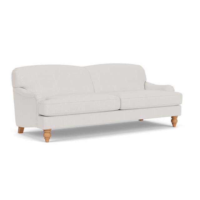 4 Seater Sofa - Grey - Broadway Stripe - Ashbee - The Cotswold Company - image 1