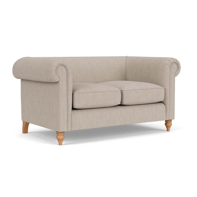 2 Seater Sofa - Natural - Luxury Italian Linen - Rayner - The Cotswold Company - image 1