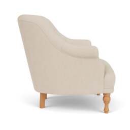 Armchair - Lily White - House Linen Mix - Everett - The Cotswold Company - thumbnail 3