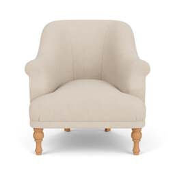 Armchair - Lily White - House Linen Mix - Everett - The Cotswold Company - thumbnail 2