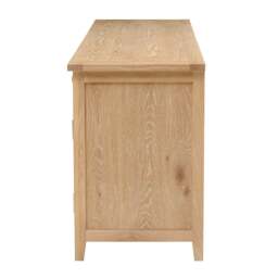 Inglesham Whitewash Oak Double Pedestal Desk - The Cotswold Company - thumbnail 6