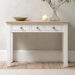 Console Dressing Table - Chester Pure White - The Cotswold Company - thumbnail 6