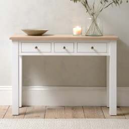 Console Dressing Table - Chester Pure White - The Cotswold Company - thumbnail 5