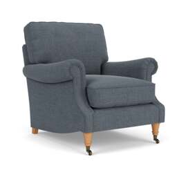 Armchair - Indigo - Rustic weave - Taylor High Back - The Cotswold Company - thumbnail 1