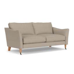 3 Seater Sofa - Natural - Herringbone Weave - Robinson - The Cotswold Company