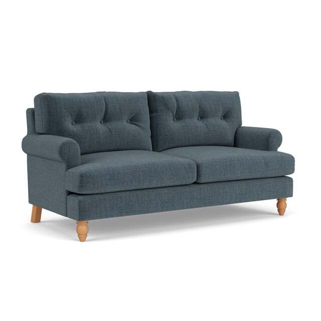 3 Seater Sofa - Teal - Eco Chenille - Talbot - The Cotswold Company - image 1