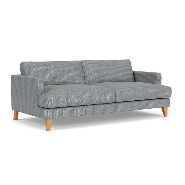 4 Seater Sofa - Navy - Herringbone Weave - Jackson - The Cotswold Company - image 1