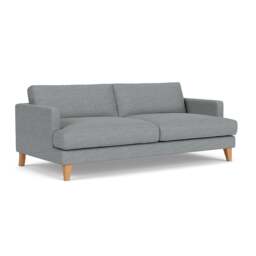 4 Seater Sofa - Navy - Herringbone Weave - Jackson - The Cotswold Company - thumbnail 1