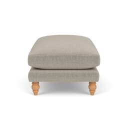 Foot Stool - Natural - Eco Chenille - Emily - The Cotswold Company - thumbnail 3
