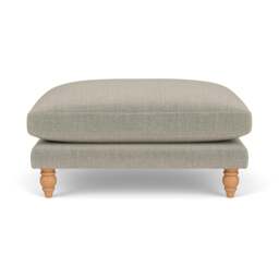 Foot Stool - Natural - Eco Chenille - Emily - The Cotswold Company - thumbnail 2