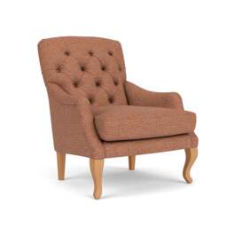 Armchair - Brick - Herringbone Weave - Olivia - The Cotswold Company - thumbnail 1