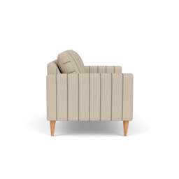 Large 2 Seater Sofa - Charcoal - Compton Stripe - Saxon - The Cotswold Company - thumbnail 3