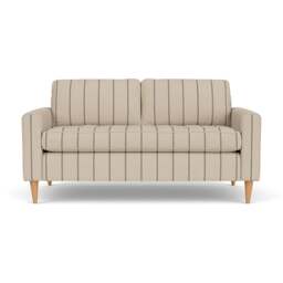 Large 2 Seater Sofa - Charcoal - Compton Stripe - Saxon - The Cotswold Company - thumbnail 2