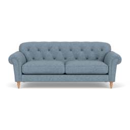 4 Seater Sofa - Mid Blue - Aquaclean Oxford - Chapman - The Cotswold Company - thumbnail 2