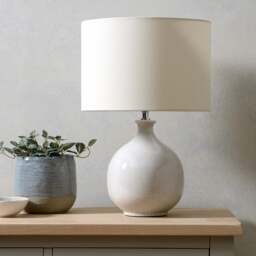Rissington Crackle Glazed Table Lamp - Home Accessories - The Cotswold Company - thumbnail 2