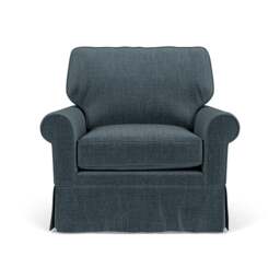 Armchair - Teal - Eco Chenille - Dawson - The Cotswold Company - thumbnail 2